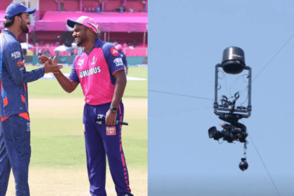 seven-minute delay in the RR vs LSG match