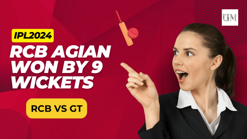 IPL 2024, GT vs RCB : Another Great Victory Of RCB Over GT by 9 wickets, Jacks-Kohli steered their team home