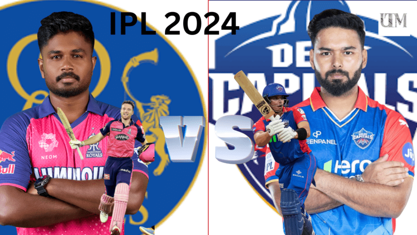 DC VS RR IPL 2024: RR Fell 20 Runs Behind